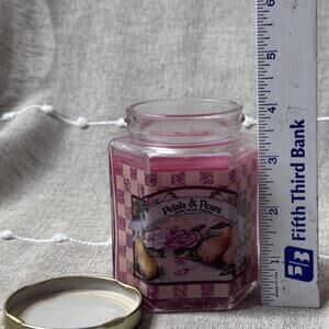 Vintage Home Interiors 1999 Petals & Pears Scented Jar Candle New 10 oz